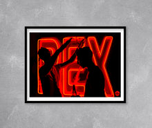 Load image into Gallery viewer, Rex Club Neon print
