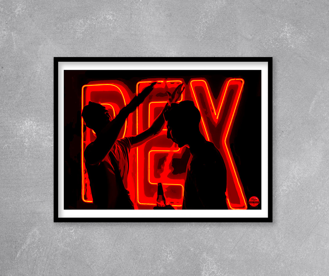 Rex Club Neon print