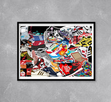 Load image into Gallery viewer, Sneakerhead Collage Print
