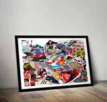 Load image into Gallery viewer, Sneakerhead Collage Print
