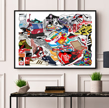 Load image into Gallery viewer, Sneakerhead Collage Print
