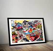 Load image into Gallery viewer, Sneakerhead Collage Print

