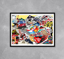 Load image into Gallery viewer, Sneakerhead Collage Print
