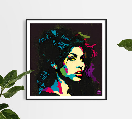 Amy Winehouse print by Biggerthanprints.co.uk - Soul poster, British Music wall art gift
