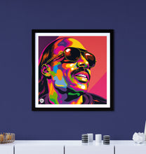 Load image into Gallery viewer, Stevie Wonder print by Biggerthanprints.co.uk - Soul Music poster, Motown wall art
