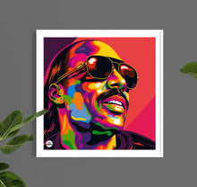 Load image into Gallery viewer, Stevie Wonder print by Biggerthanprints.co.uk - Soul Music poster, Motown wall art
