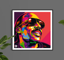 Load image into Gallery viewer, Stevie Wonder print by Biggerthanprints.co.uk - Soul Music poster, Motown wall art
