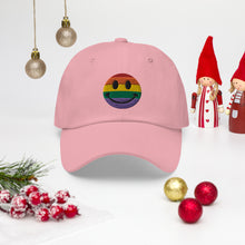 Load image into Gallery viewer, Rainbow Smiley Pride Cap
