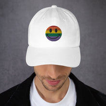 Load image into Gallery viewer, Rainbow Smiley Pride Cap
