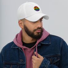 Load image into Gallery viewer, Rainbow Smiley Pride Cap
