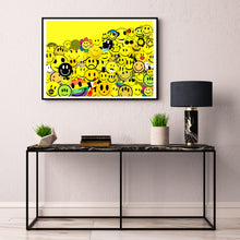 Load image into Gallery viewer, Smiley Face Collage Print
