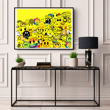 Load image into Gallery viewer, Smiley Face Collage Print

