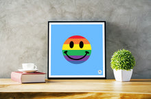 Load image into Gallery viewer, Rainbow Smiley print
