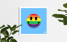 Load image into Gallery viewer, Rainbow Smiley print
