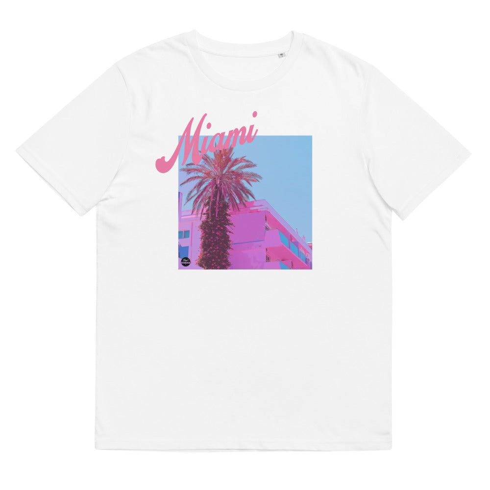 Miami Palm Tree - Cotton T-Shirt